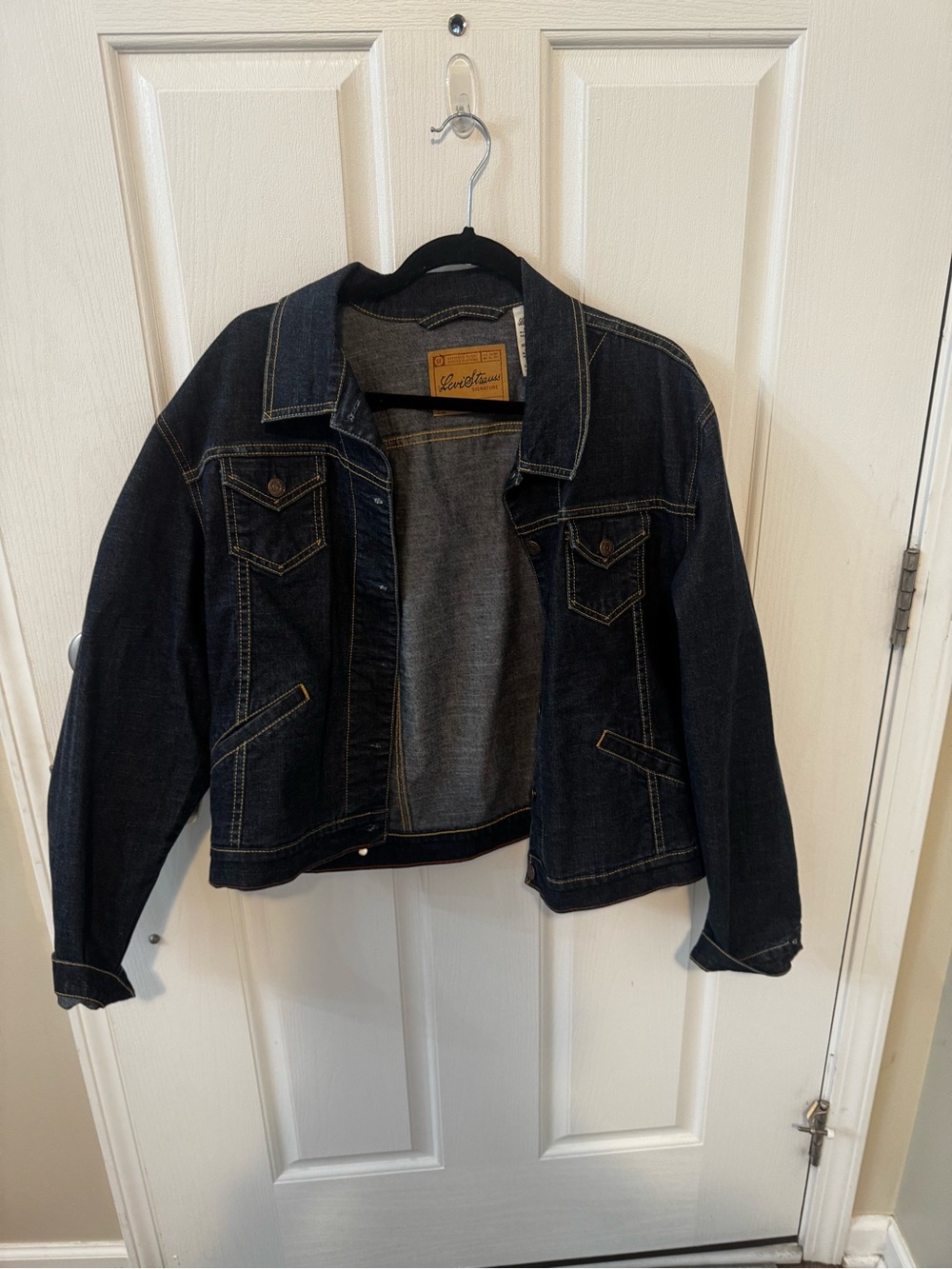 Levi's Indigo Blue Denim Jacket with Contrast Stitching